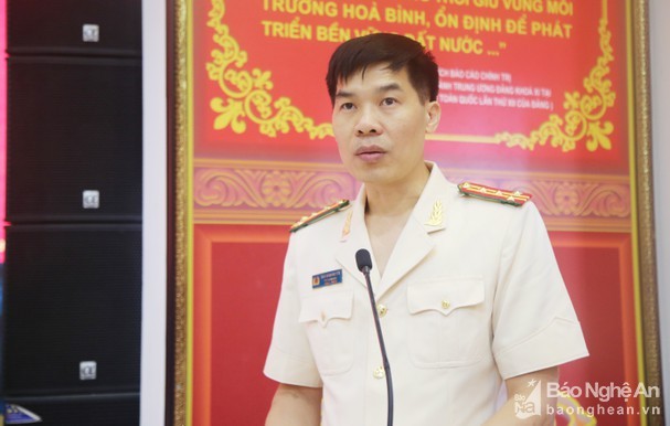 Đại tá Cao Minh Huyền làm Phó Giám đốc công an tỉnh Nghệ An