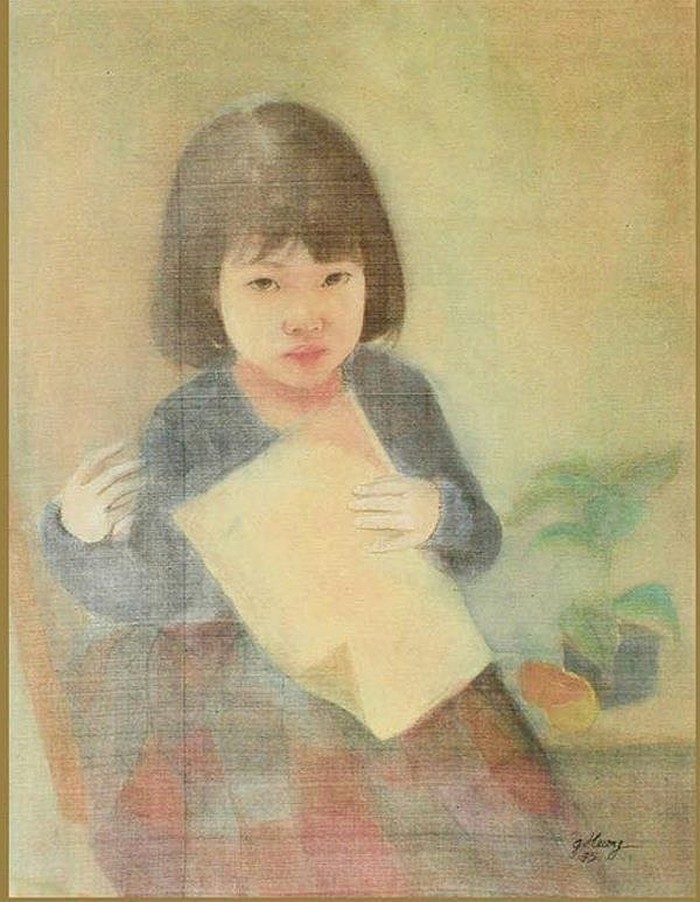 Bức tranh giả mạo chữ ký của cố họa sĩ Vũ Giáng Hương
