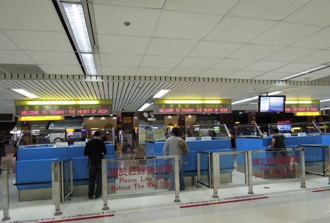 Sân bay Cao Hùng, nơi một số người Việt nhập cảnh vào Đài Loan và bỏ trốn