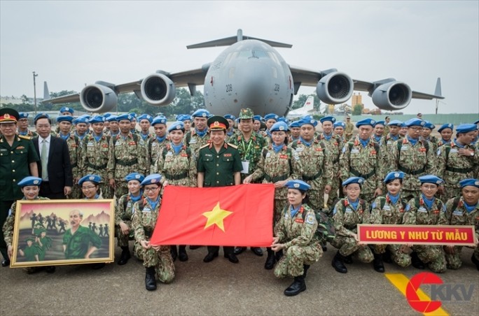 Chùm ảnh về lực lượng gìn giữ hoà bình Việt Nam xuất quân làm nhiệm vụ quốc tế đạt giải đặc biệt