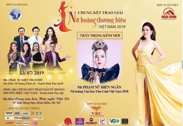 Dư luận xôn xao về cuộc thi mập mờ Nữ hoàng thương hiệu Việt