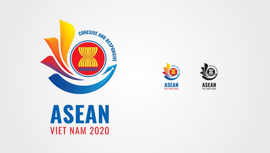 Hoa sen cách điệu được chọn làm logo chính của ASEAN 2020
