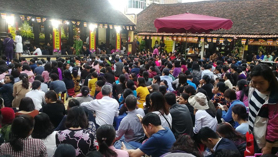 Dịp đầu năm nhiều ngôi chùa tổ chức lễ cầu an