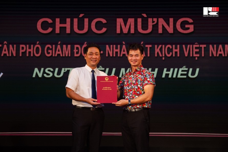 NSƯT Kiều Minh Hiếu được bổ nhiệm là Phó Giám đốc Nhà hát Kịch Việt Nam