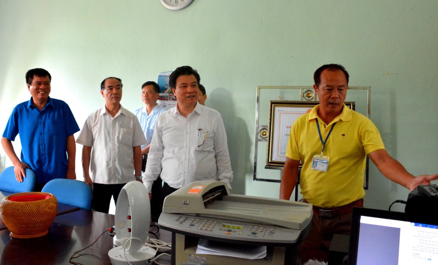 Ban chỉ đạo thi THPT quốc gia 2019 kiểm tra công tác chuẩn bị thi tại Điện Biên