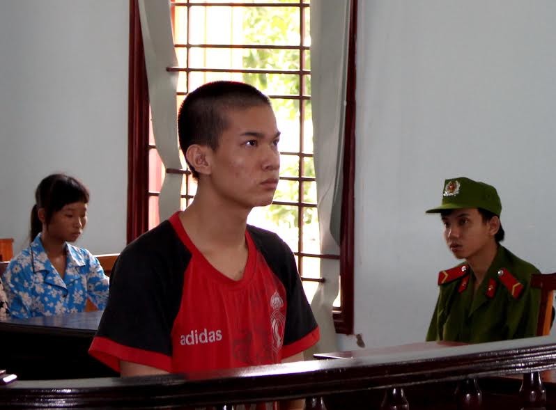 Bị cáo Nguyễn H.H tại phiên tòa