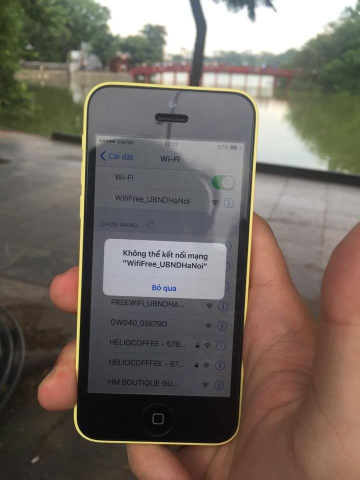 Wifi miễn phí quanh hồ Hoàn Kiếm: Chập chờn khó sử dụng