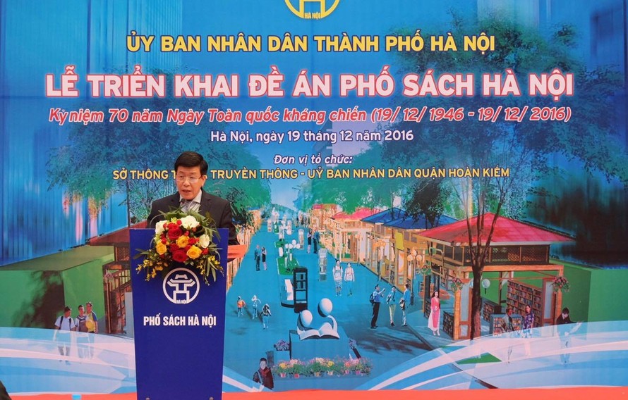 Phố sách Hà Nội sẽ khai trương vào tháng 4/2017