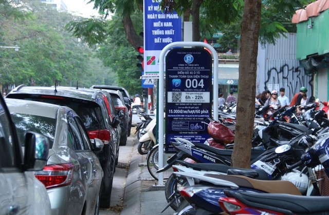 Hà Nội mở rộng đỗ xe thông minh iParking tại 4 quận nội thành