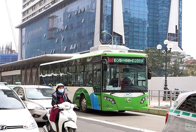 Đề xuất cho loại xe khác đi vào làn buýt nhanh BRT ở Hà Nội