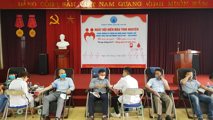 Đoàn Thanh niên Công ty nước sạch số 2 Hà Nội lan tỏa hiến máu tình nguyện