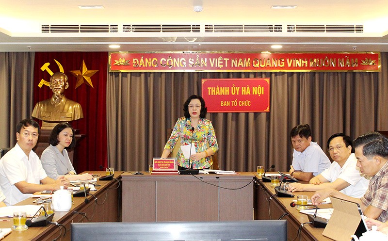 Bà Ngô Thị Thanh Hằng phát biểu tại Hội nghị trực tuyến sáng 1/7. Ảnh: KTĐT