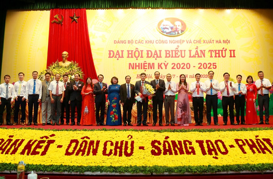 Ban Chấp hành Đảng bộ các Khu công nghiệp và chế xuất Hà Nội khóa II, nhiệm kỳ 2020-2025.