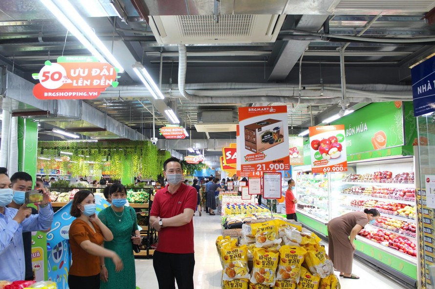 Một siêu thị ở Hà Nội