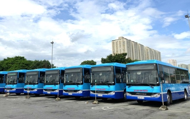 Thêm 3 tuyến buýt Hà Nội được thay bằng xe đời mới