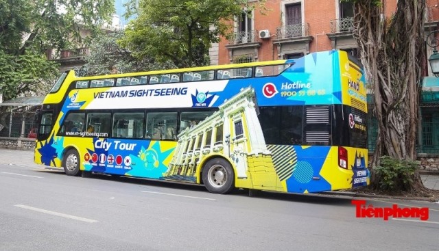 Xe búyt du lịch 2 tầng sẽ vận hành trên tuyến City tour thứ 2 Hà Nội. 