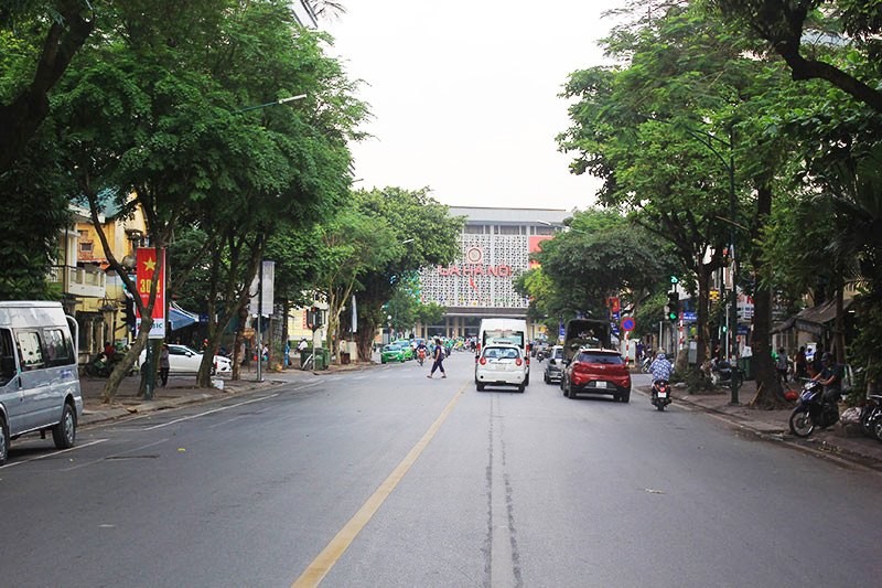 Từ 1/6, đường Trần Hưng đạo đoạn giáp ga Hà Nội sẽ bị thu hẹp và tổ chức giao thông 1 chiều