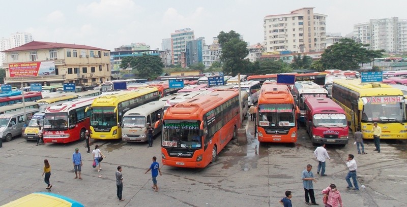  Các bến xe lớn tại Hà Nội được tăng cường 300 lượt xe dịp 2/9. Ảnh: T.Đảng