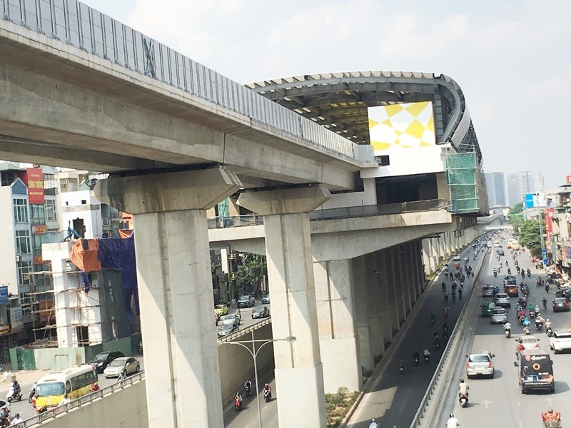 Dự án đường sắt Cát Linh - Hà Đông được kéo dài thực hiện đến tháng 3/2021
