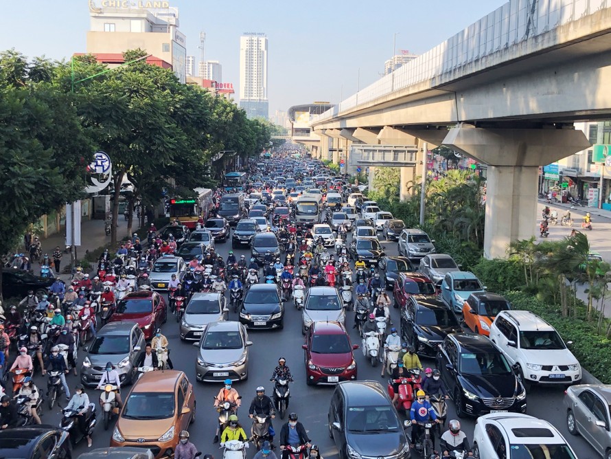 Ùn tắc giao thông tại Hà Nội