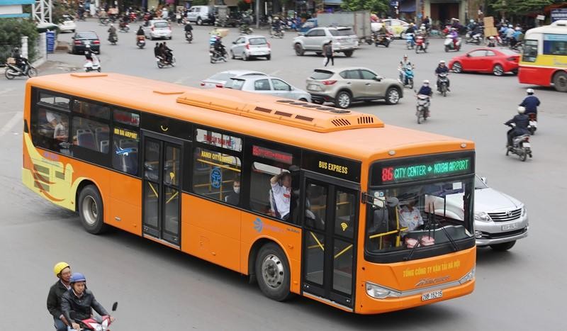 Tuyến buýt số 86 chạy ga Hà Nội - Nội Bài