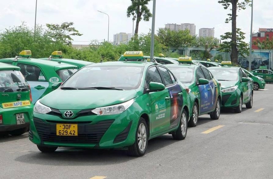Hà Nội đang có hơn 200 taxi được cấp phép hoạt động trong thời gian phòng chống dịch.