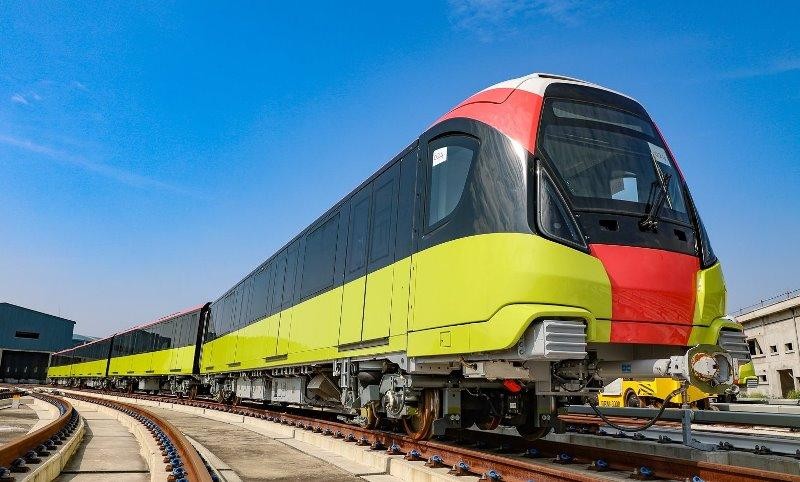 Dự án đường sắt đô thị Nhổn - ga Hà Nội đang hoàn thiện.