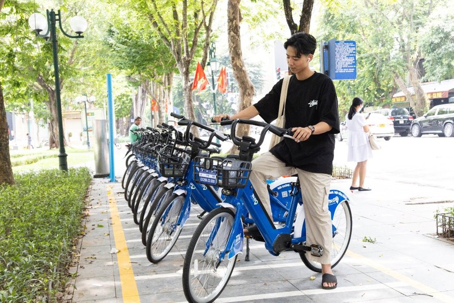 Hà Nội có 1.000 xe đạp công cộng đưa vào hoạt động