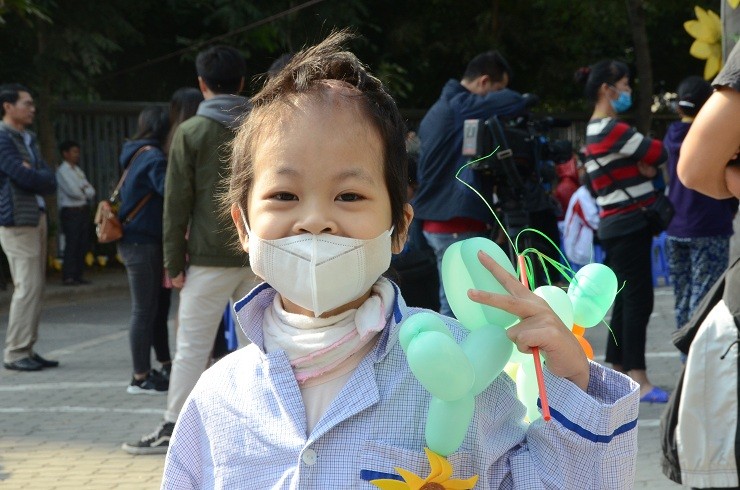 Bệnh nhi Trần Thị Thu Hường (7 tuổi) có 5 năm điều trị tại Viện Huyết học và Truyền máu Trung ương