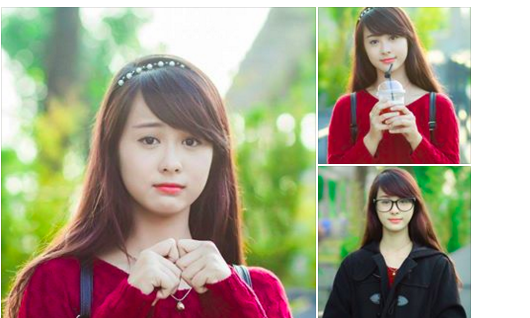 Hình ảnh của thiếu nữ Hải Phòng hút hàng ngàn Like trên mạng xã hội