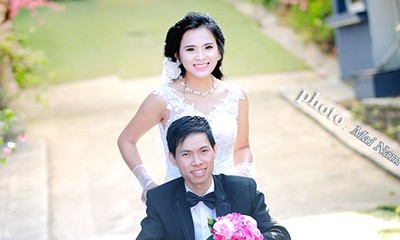 Đôi trẻ Mến - Loan hạnh phúc trong đám cưới cổ tích tháng 12/2015