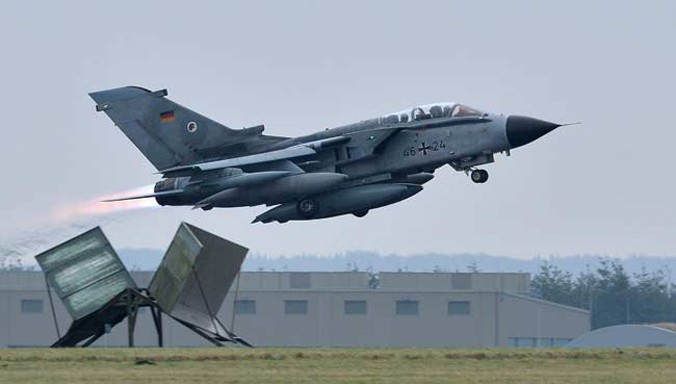 Máy bay trinh sát Tornado của Đức. (Ảnh: AFP)