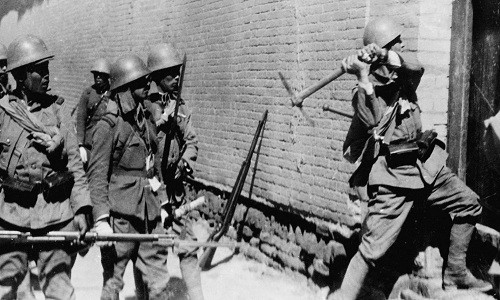 Quân đội Nhật tại Trung Quốc, năm 1937. Ảnh: L'Epress