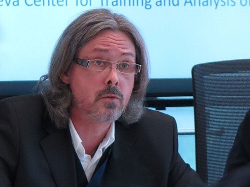 Giám đốc trung tâm Phân tích và chống khủng bố Thụy Sĩ, Jean-Paul Rouiller. Ảnh: AFP