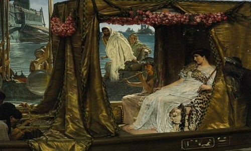 Nữ hoàng Cleopatra tự vẫn sau khi bại trận dưới tay Octavian trong một cuộc hải chiến. Ảnh minh họa: Wikimedia Commons.