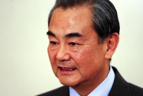 Ngoại trưởng Trung Quốc Vương Nghị trả lời câu hỏi phóng viên hôm 12/2 tại Munich.