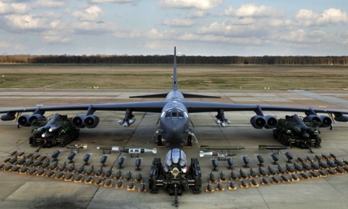 Oanh tạc cơ hạng nặng B-52H của không quân Mỹ. Ảnh: US Airforce