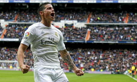 James Rodriguez nhận mức lương cao ở Real Madrid