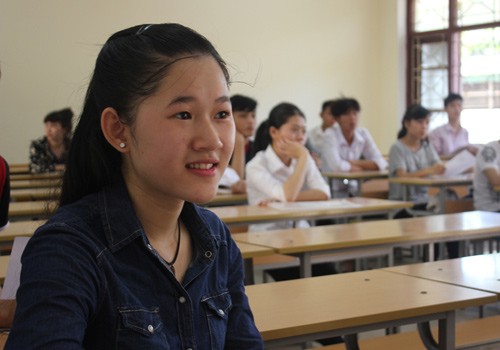 Thí sinh dự kỳ thi THPT quốc gia 2015. Ảnh: Nguyễn Hải.