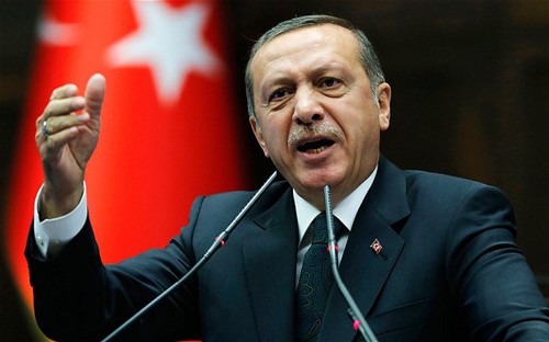 Tổng thống Thổ Nhĩ Kỳ lên án cả Nga và Mỹ can thiệp vào Syria. Ảnh: Reuters
