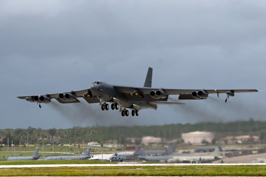 Máy bay ném bom B-52 của Mỹ. (Ảnh minh họa: AP)