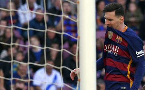 Barca và Messi chưa bao giờ đá hỏng 11m nhiều như mùa này. Ảnh: Reuters