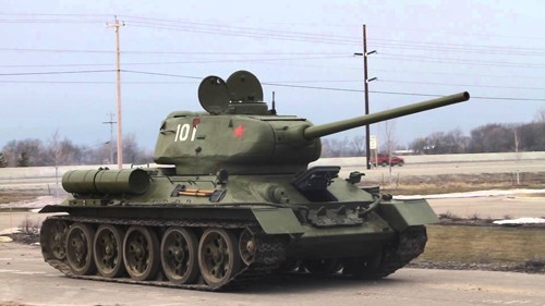 Một chiếc xe tăng T-34 của Hồng quân Liên Xô. Ảnh: Wikimedia