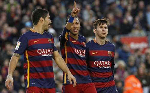 Suarez, Neymar và Messi luôn khiến người hâm mộ vui sướng vì những pha bóng đẹp. Ảnh: Reuters