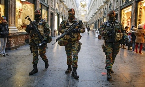 Bỉ tăng cảnh báo an ninh lên mức cao nhất sau các vụ tấn công khủng bố ở thủ đô hôm 22/3. Ảnh minh họa: Reuters