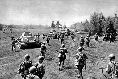 Trận chiến Kursk diễn ra giữa phát xít Đức và Hồng quân Liên Xô năm 1943. Ảnh: Wikimedia