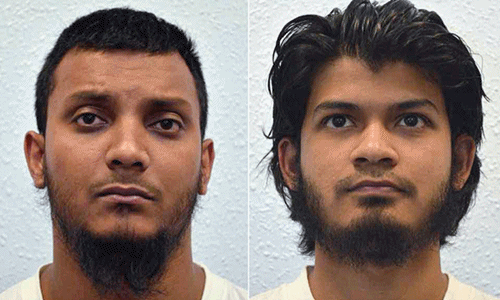 Hai nghi phạm Junead Khan (trái) và Shazib Kahn. Ảnh: Crown Prosecution Services