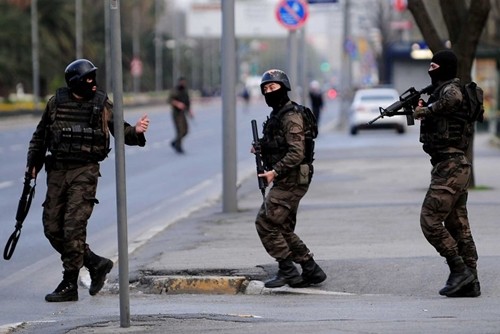 Cảnh sát đặc nhiệm Thổ Nhĩ Kỳ. Ảnh: AFP.