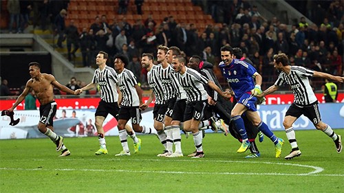 Juventus chiến thắng hoàn toàn xứng đáng trong giải đấu mà họ cho thấy độ ổn định và chất lượng tốt hơn cả. Ảnh: Lapress.
