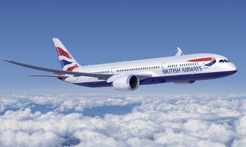 Một chiếc máy bay chở khách của hãng hàng không British Airways. Ảnh: Visit London